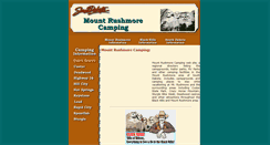 Desktop Screenshot of mountrushmorecamping.com